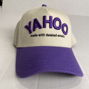 Yahoo Made With Deleted Emails SnapBack Ball Hat Cap